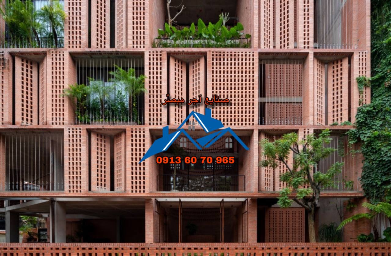 ایده برای نمای ساختمان با آجر سفال + عکس و توضیحات